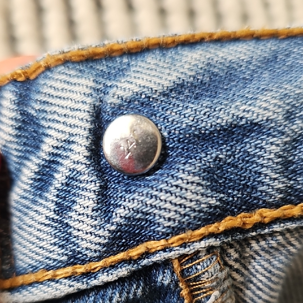 Levi’s 501 Jeans W31 L32 Light Wash Straight Leg Y2K Vintage Style - Picture 4 of 8